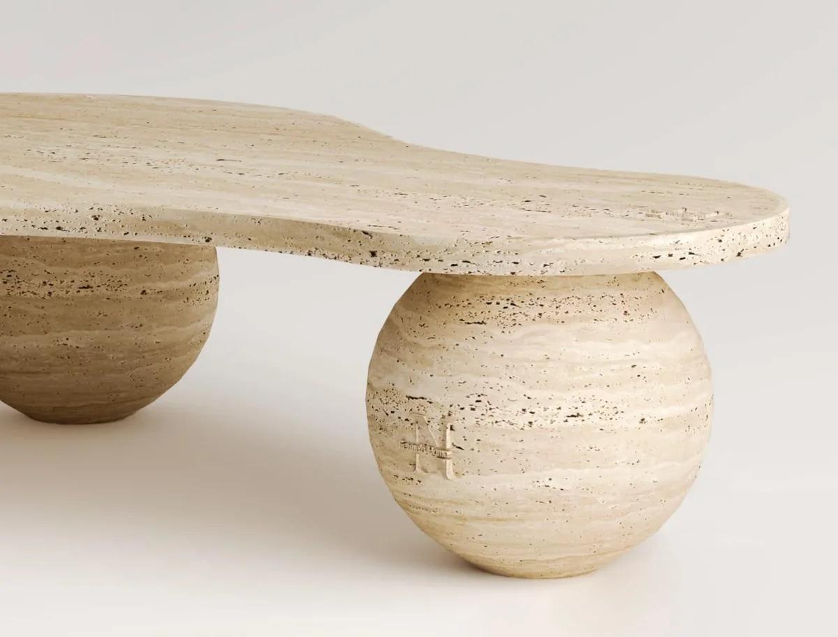 Valerie Travertine Coffee Table hover