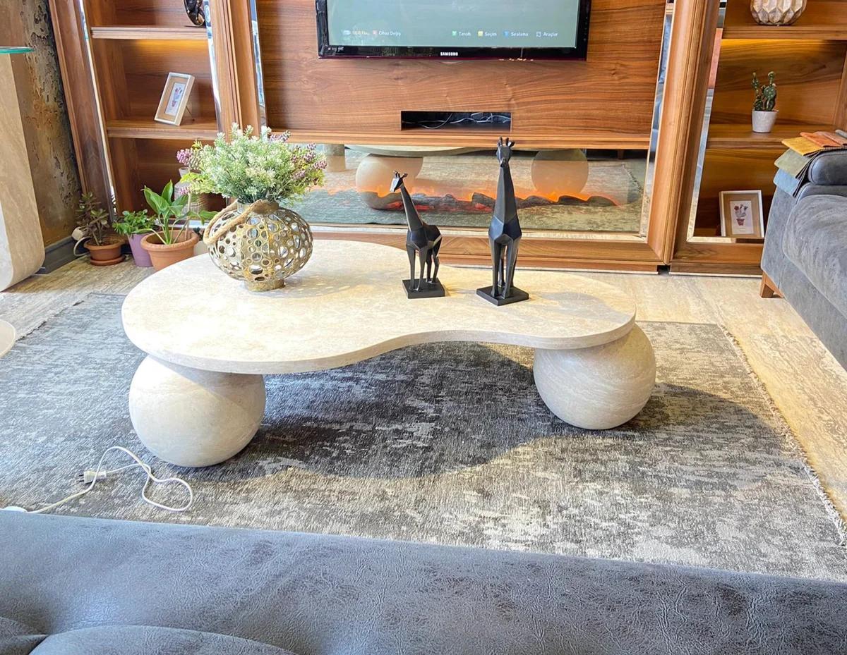 Valerie Travertine Coffee Table 5
